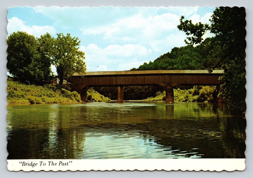 Bridge To The Past, Over Buckhannon River - West Virginia 4x6