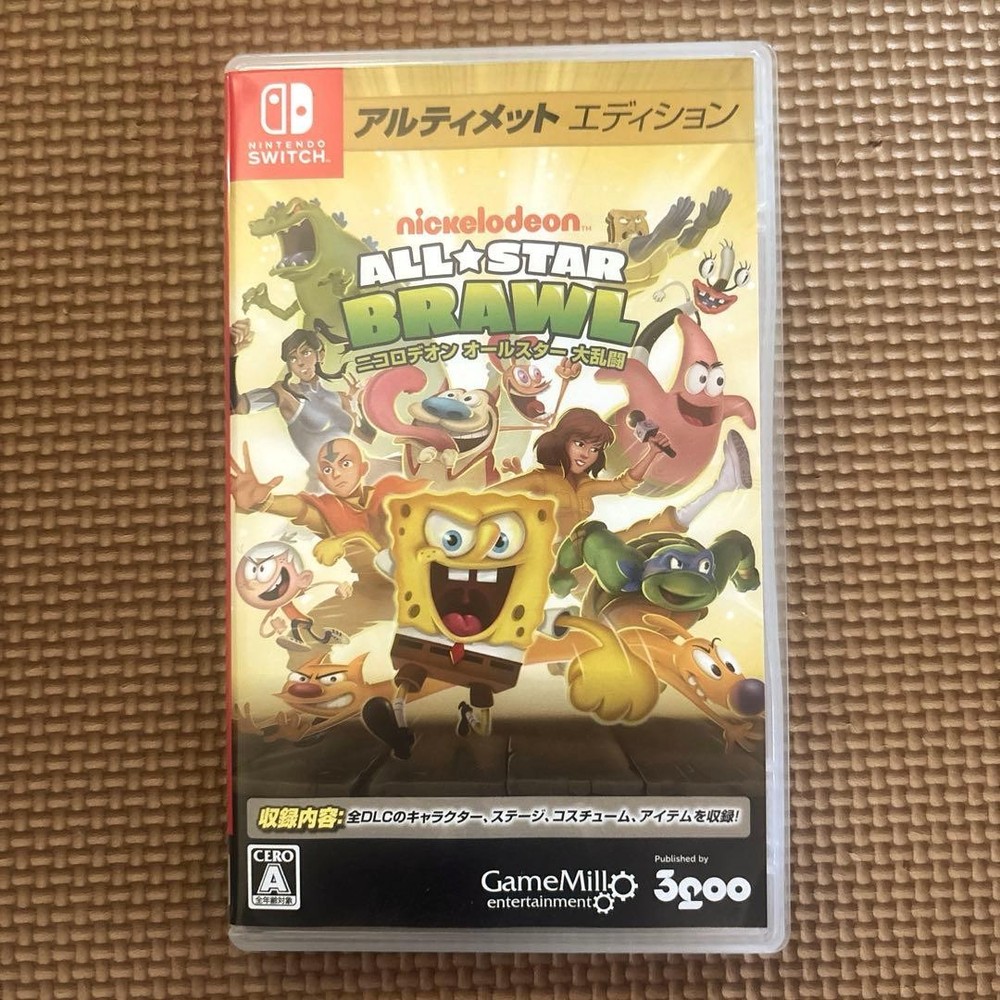 Nintendo Switch Nickelodeon All-Star Brawl Ultimate Edition Used with Case