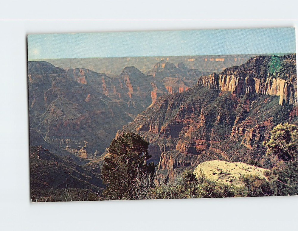Postcard Uncle Jims Point Grand Canyon Arizona USA
