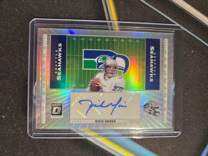 2025 Panini Donruss Optic - Hash Marks Rick Mirer #HM-RM (AU)