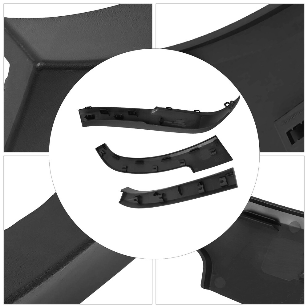 3xRear Right Side Wheel Opening Molding Fender Flare For Jeep Cherokee 2013-2018