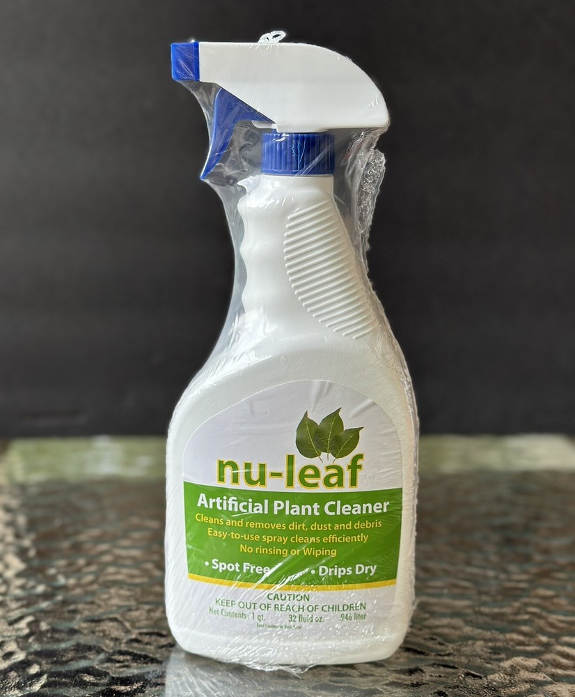 Nu-Leaf Cleaner Spray for Artificial Trees and Silk Plants, No Rinsing or Wiping