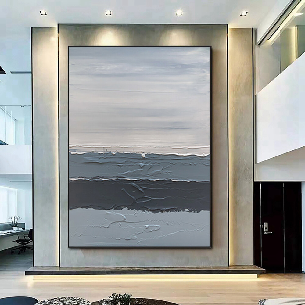 New Arrival Large Thick Oil Painting Abstract Landscape Painting On Canvas