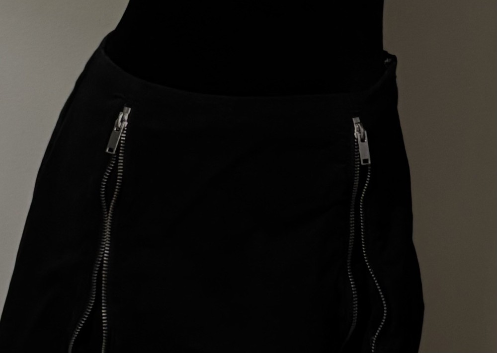 Lip Service Black Mini Skirt Size Small Vintage Goth Y2K 90s