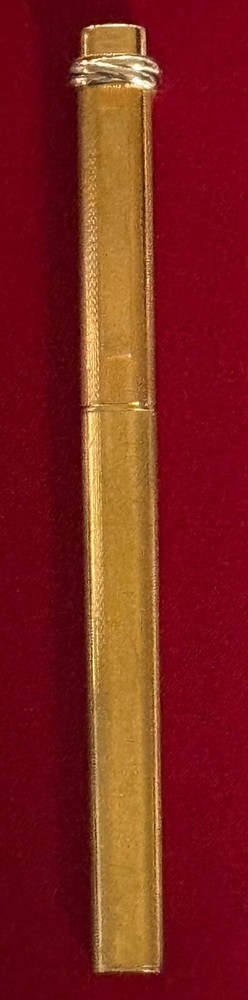 Cartier Vendome Ballpoint Pen  Gold Plate Vintage Le Must de Cartier