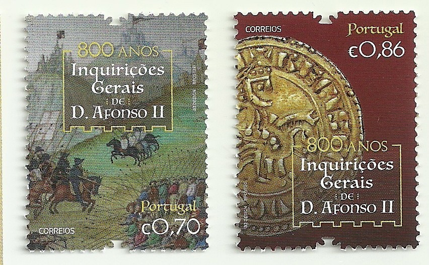 Portugal 2020 - 800 Years General Inquiries of King Afonso II stamps set MNH