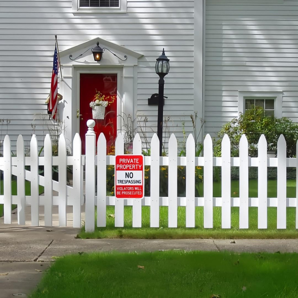 4 Pack Large Private Property No Trespassing Sign Violators Will Be Prosecuted