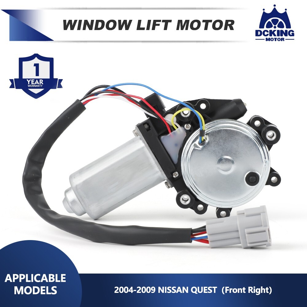 Window Lift Motor For 2004-2009 Nissan Quest Front Right Passenger Side 6 Pins