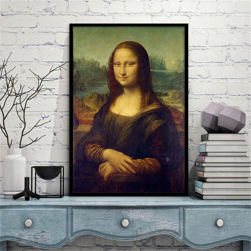 Mona Lisa Canvas Painting Wall Art Posters and Prints ForLiving Room Home Decor