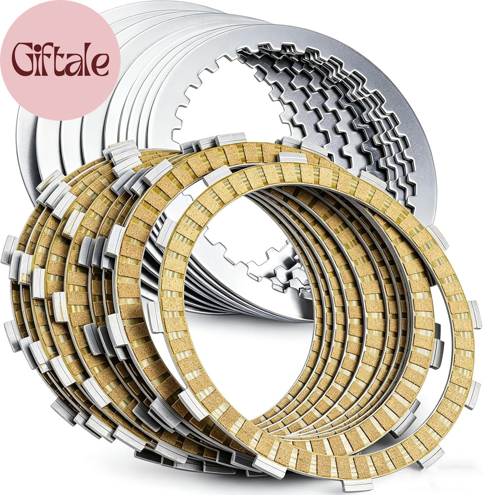 Twin Cam Extra Clutch Plates Friction Steel Clutch Kit Compatible with 1999-2017