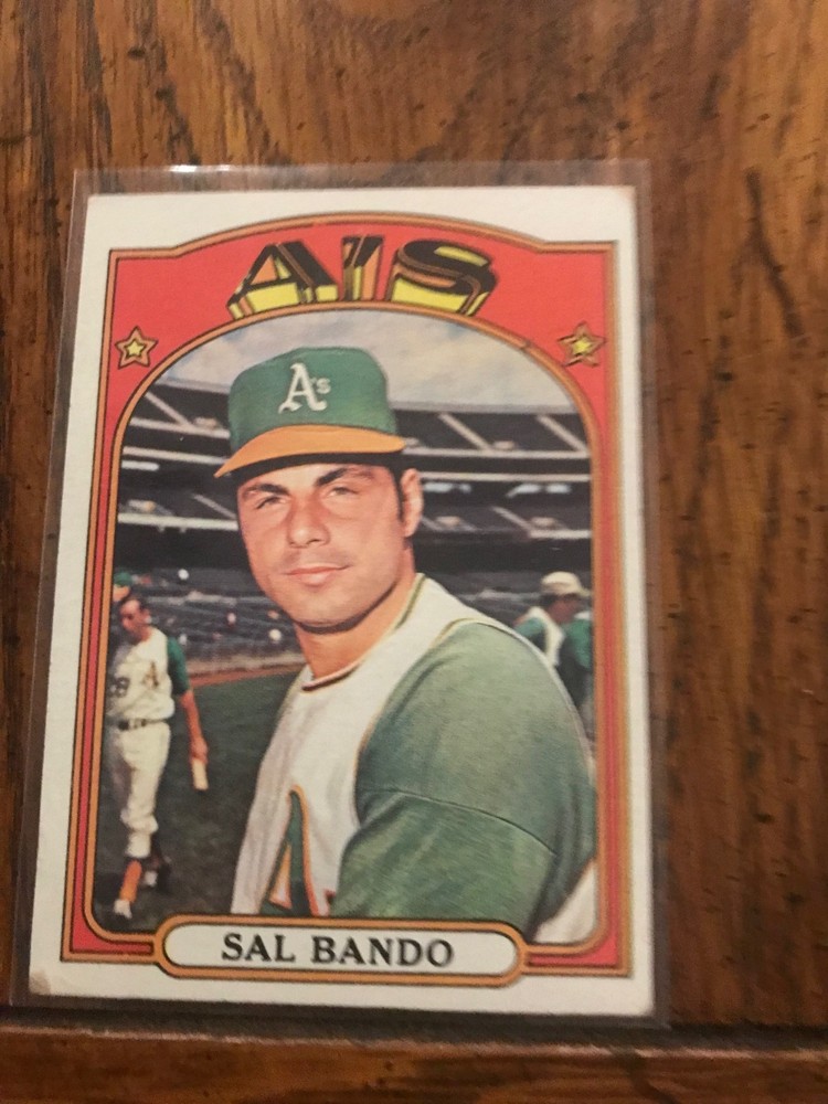 Sal Bando 1972 Topps Baseball Card