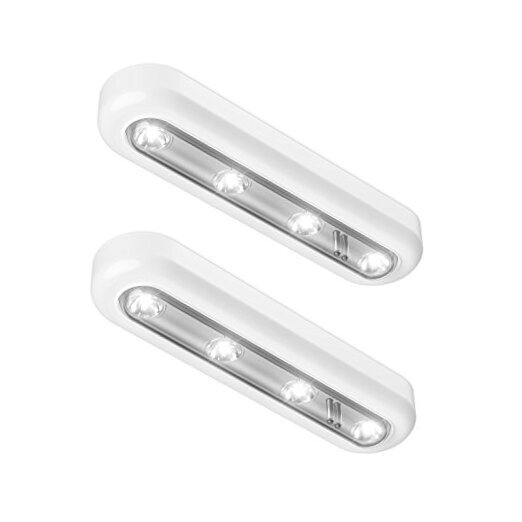 Tap Closet Lights, One Touch Light, Stick-on Anywhere 4-Led Touch Tap Light,