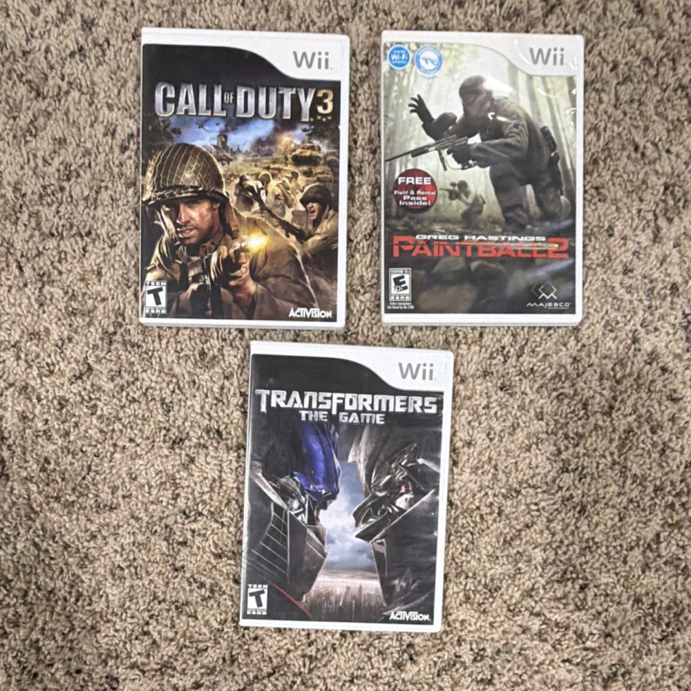 Activision Call of Duty 3 Nintendo Wii Shooter T-Teen Manual Included