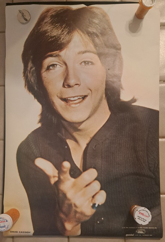ORIGINAL 1971 Vintage David Cassidy Gemini Rising Keith Partridge Family Poster