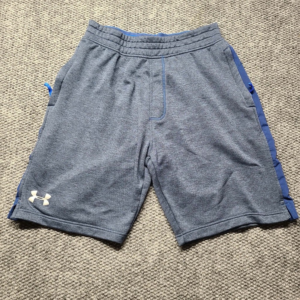 Under Armour Shorts Mens Medium  Blue Loose Fit Performance Athletic Mesh