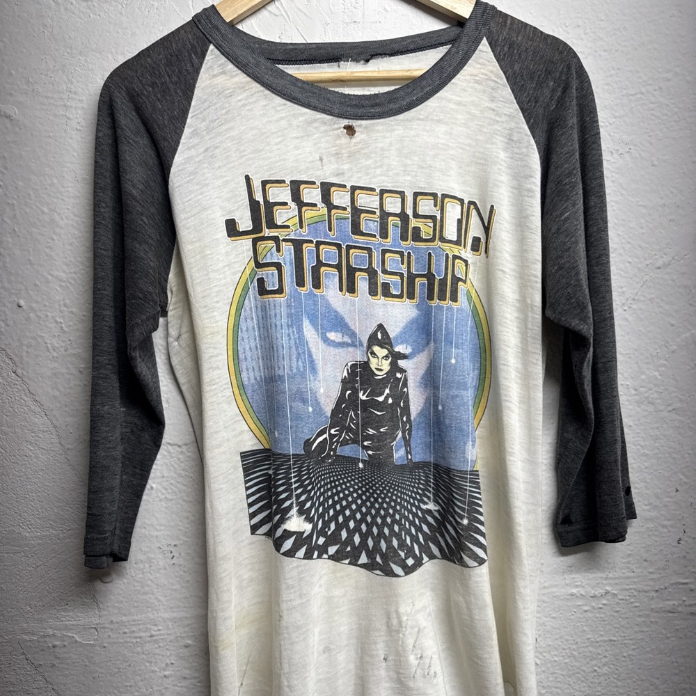 Jefferson Starship 1981 Vintage Concert Raglan T-Shirt Modern Times Rare Vintage