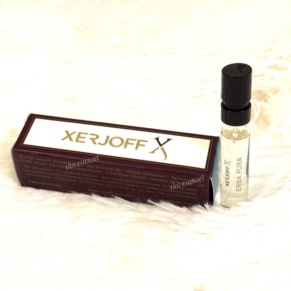 NIB Vial {Xerjoff} Erba Pura Eau de Parfum 2ml Sample Spray