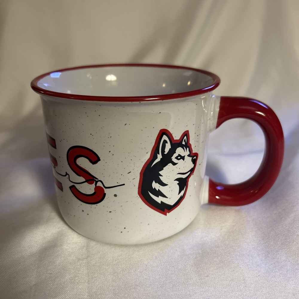 Northeastern University Huskies logo ceramic coffee mug The Memory Company