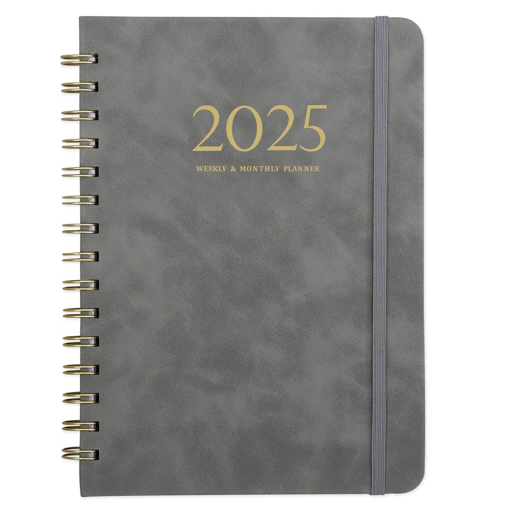 2025 Weekly & Monthly Planner - 6.4x8.5 Jan-Dec Organizer