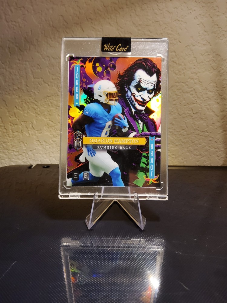 Omarion Hampton True 1/1 - 2025 Wild Card Jokers Wild