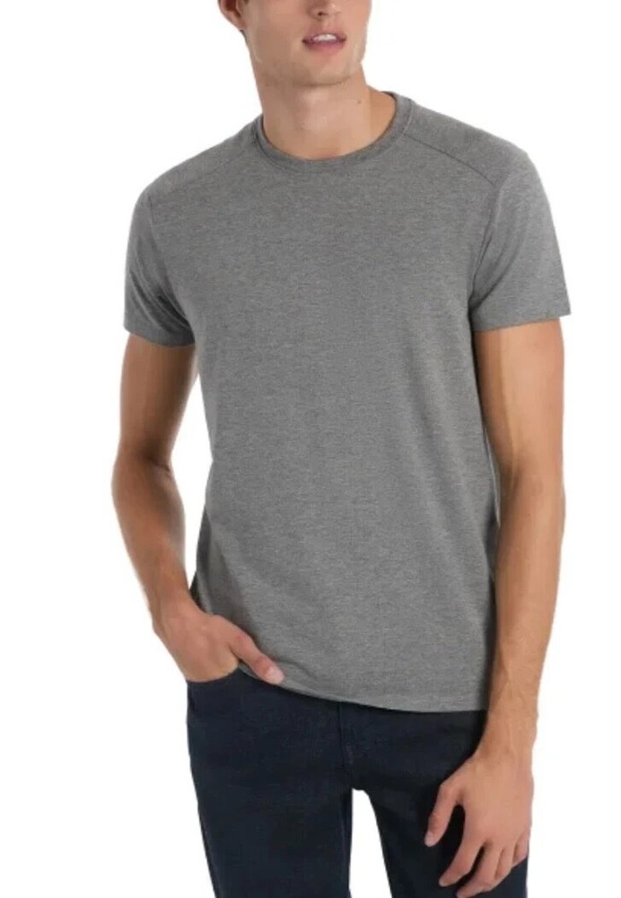 Kenneth Cole Men's Crewneck Short Sleeve T Shirt, Gray, Size XXL