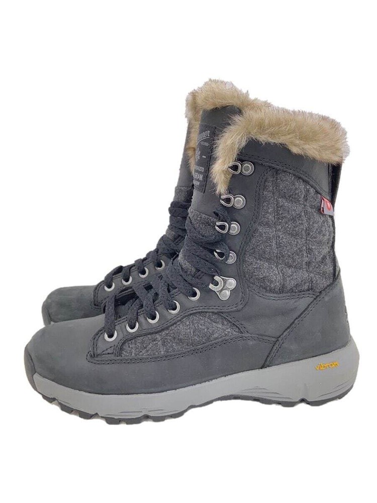 Danner Womens Black Vibram Winter Lace Up Boots US6.5 64732