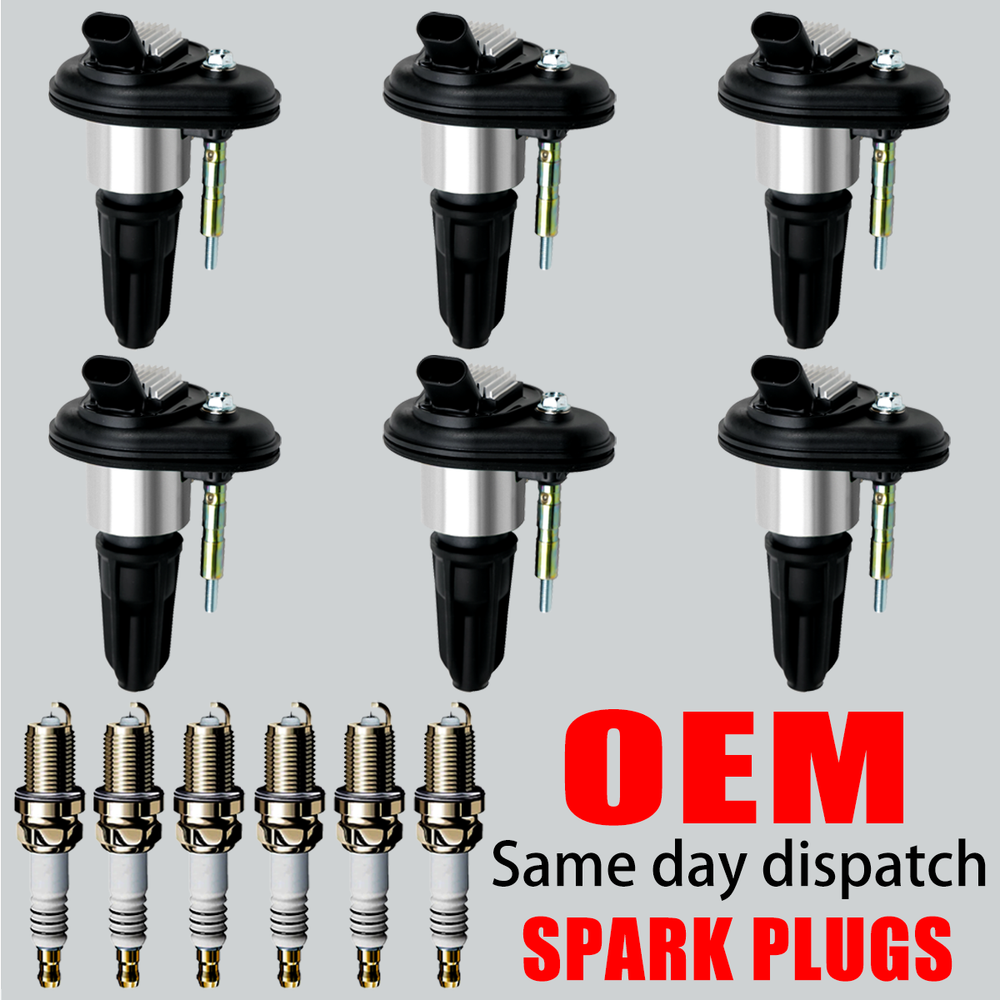 High-Performance 6-Pack Ignition Coils & Iridium Plugs for Chevy GMC 4.2L Engine  