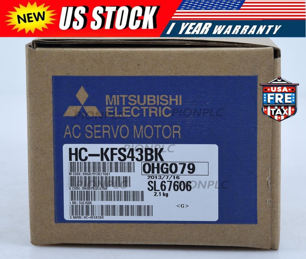 MITSUBISHI HC-KFS43BK AC Servo Motor HCKFS43BK New In Box  US Free TAX