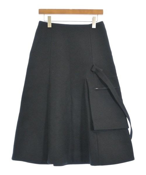 Sacai Black Wool Maxi Skirt Women's Vintage Size 2 Japan Condition B