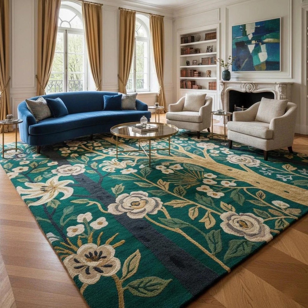 Hand Tufted New Rug Living Room Bedroom Soft Area Carpet Designer Rug