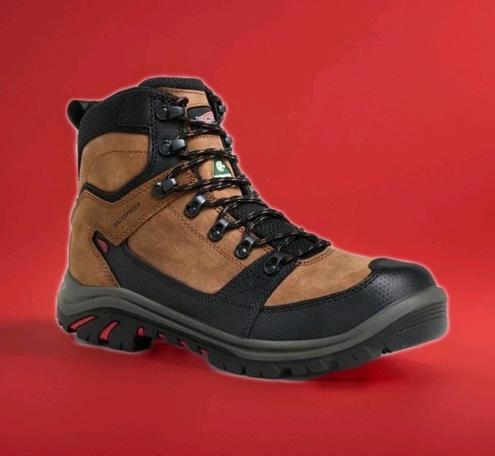 Red Wing Tradesman 6-Inch Waterproof CSA Safety Toe Work Boots for Men Size 12 3519