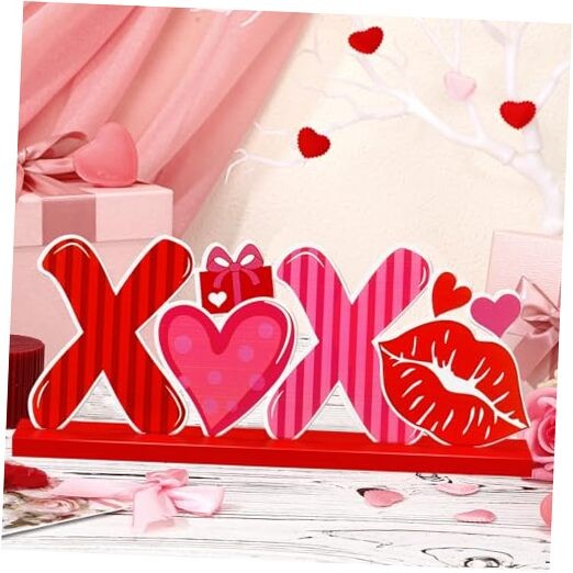Valentine's Day Table Metal Sign Valentines Tabletop Centerpiece Be Romantic