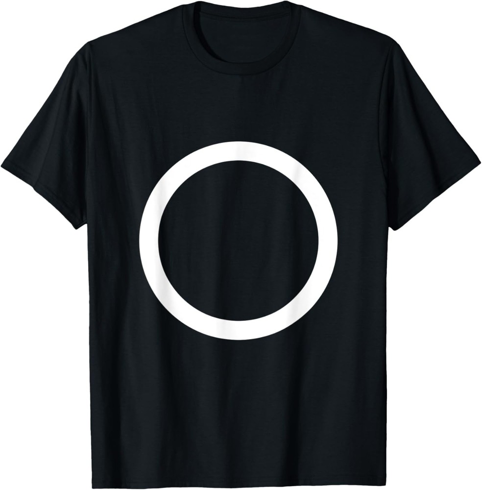 Blank Abstract Circle Illustration Novelty Graphic Designs T-Shirt-image