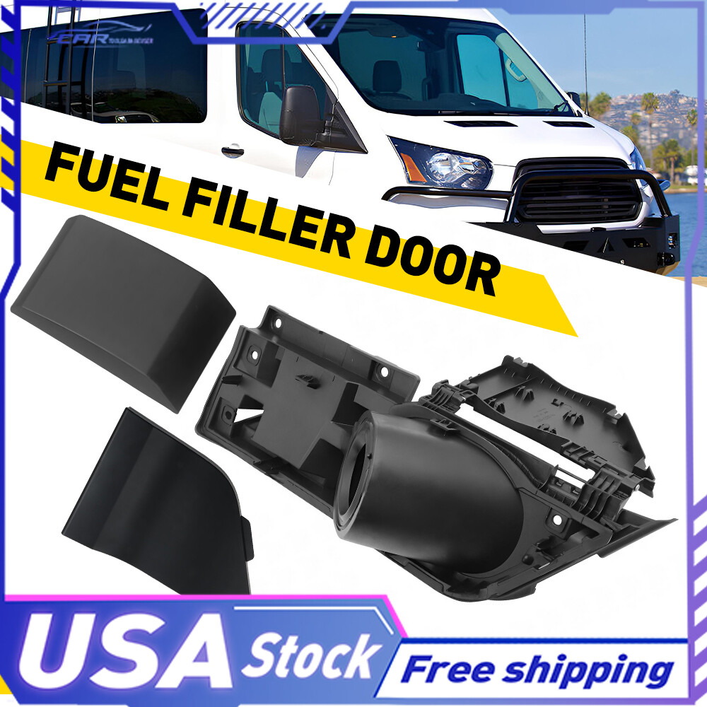 For Ford Transit 15-23 Van 150/250/350 Fuel Gas Tank Filler Door&Cover Assembly