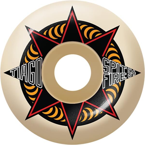 Spitfire LEMOS F4 Sure Shot Classic 52mm 99a Natural Wheels Set