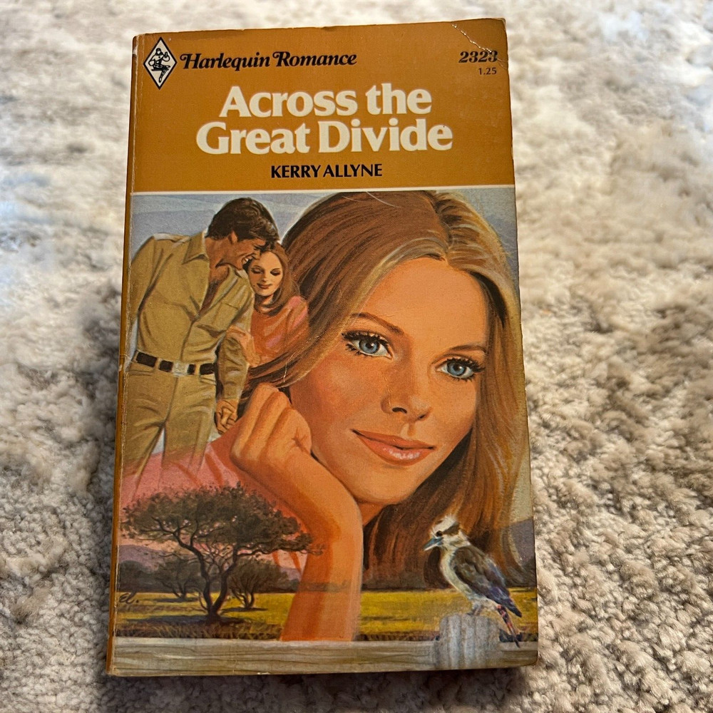 Across The Great Divide Romance Paperback Book by Kerry Allyne Harlequin 1980
