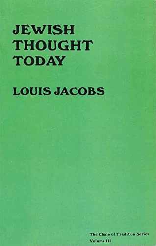 Jewish Thought Today (Chain of Tradition - Paperback, by House Behrman - Good