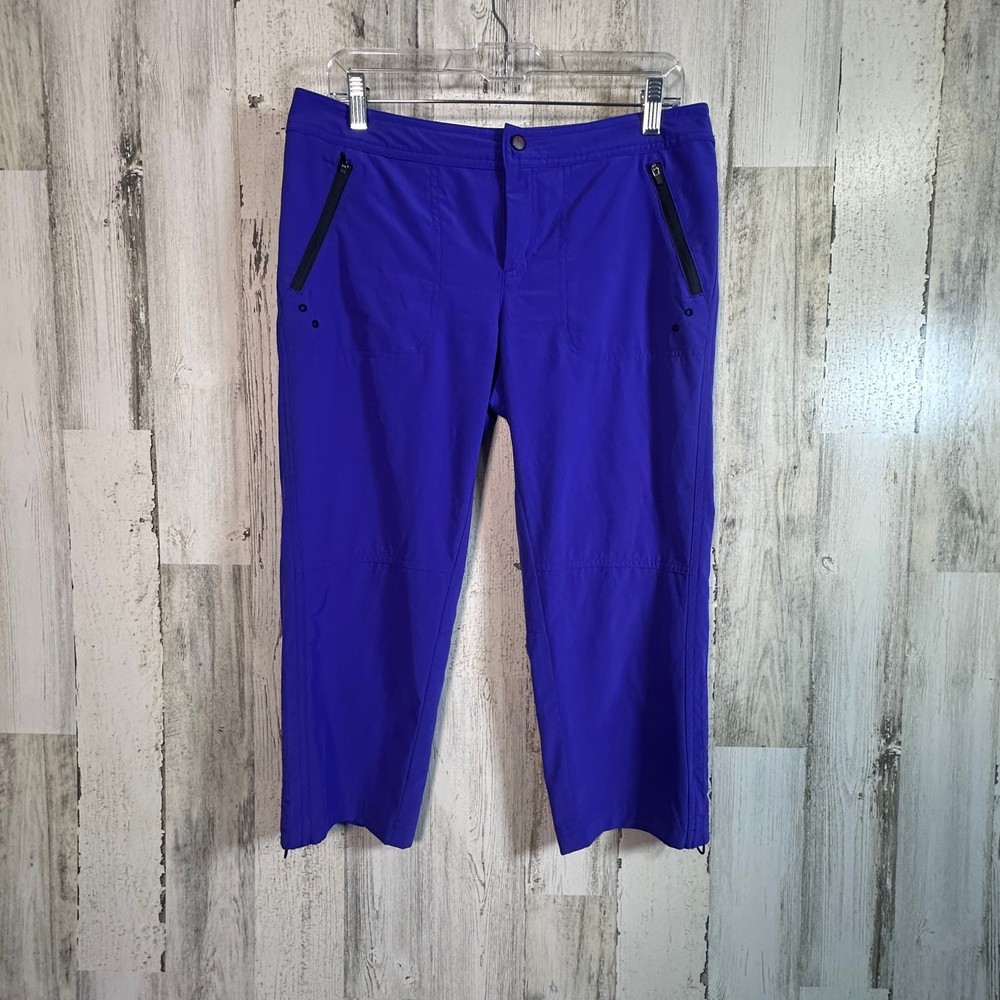 Title Nine Blue Athletic Recycled Clamber 2.0 Hiking Capris – Size 6 - MSRP $109