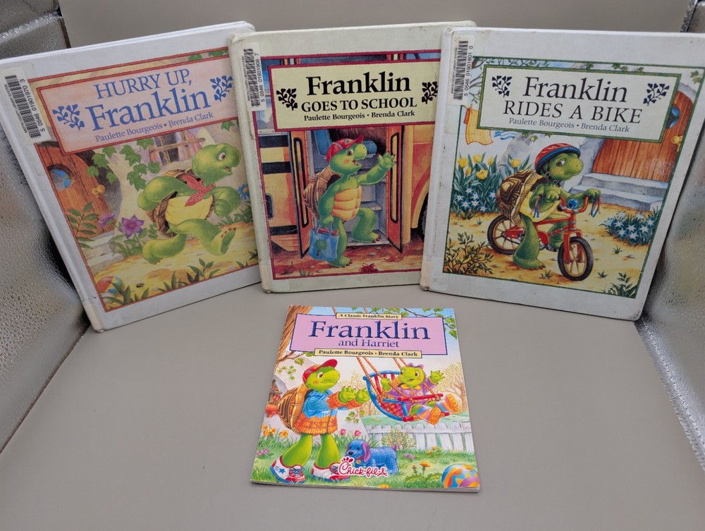 Franklin Hardcover 90s Library Editions / Scholastic - Bourgeois 3 Book Lot