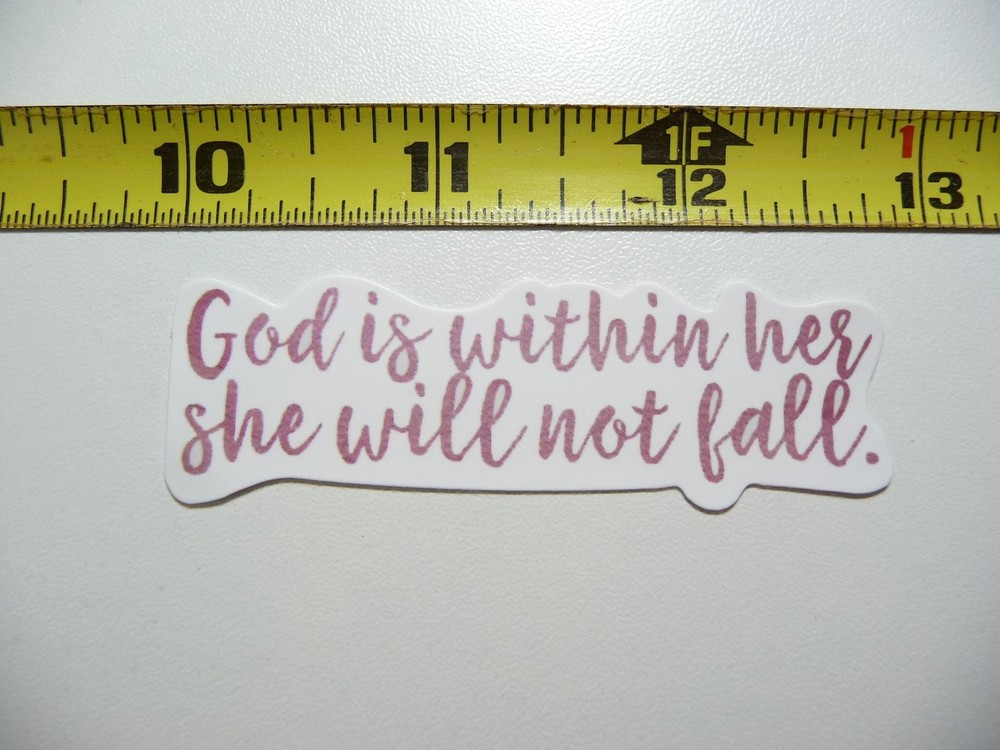 Christian Faith Decal Sticker - Religious Church Belief Design