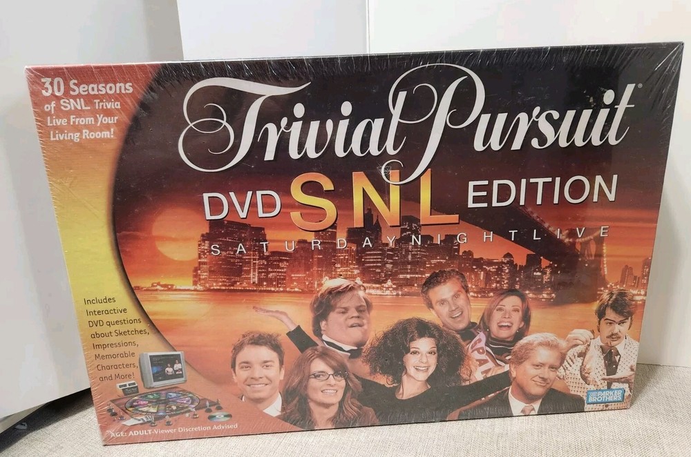Saturday Night Live SNL Trivial Pursuit DVD Edition Board Game 2004 New Sealed