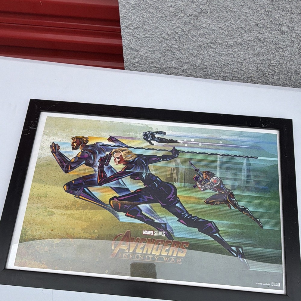 Marvel Studios Avengers Infinity War Framed Poster 2018 Captain America