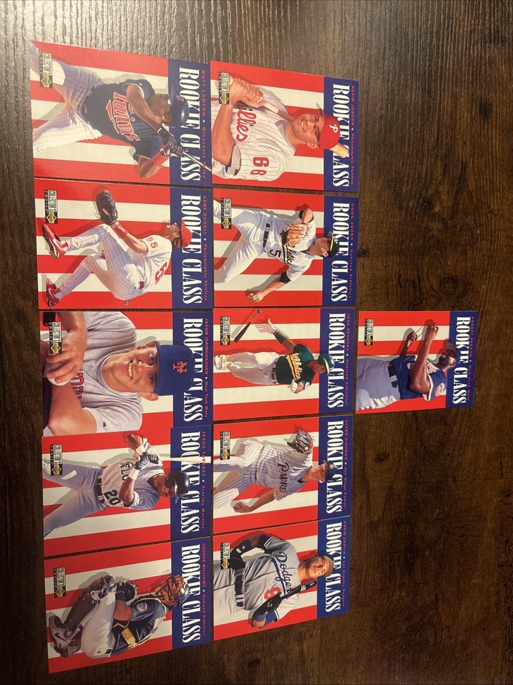 1996 Upper Deck Collectors Choice “Rookie Class” - NM - LOT OF 11