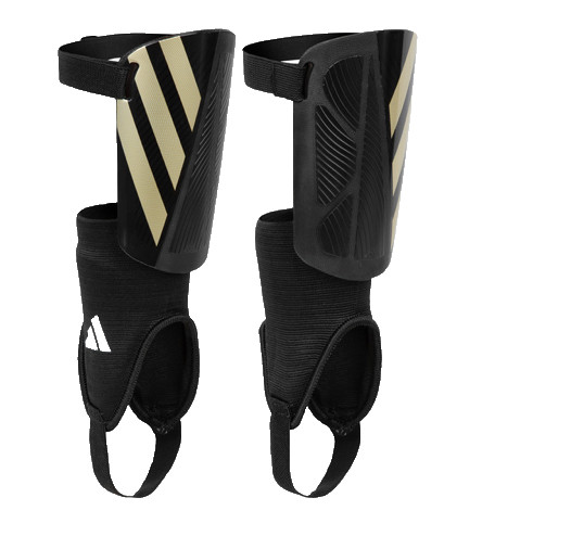 Adidas Junior Small Tiro Match Football Soccer Shin Guards Black Gold IP3996 New