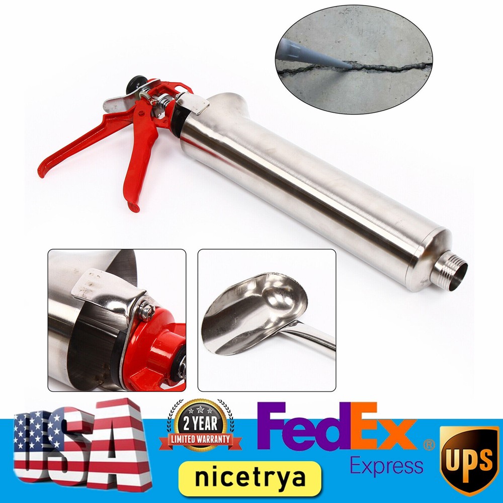 Mortar Pointing Grouting Gun Sprayer Applicator Tool+2 Nozzle for Cement Lime