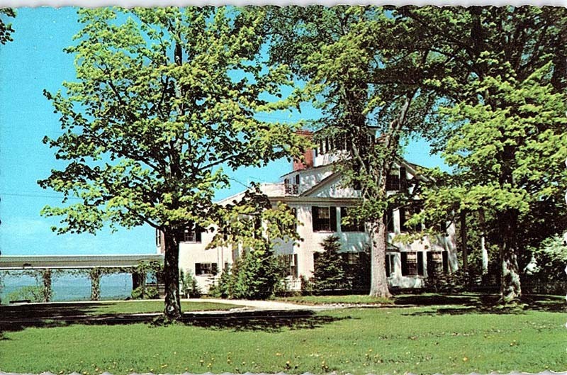 Postcard HOUSE SCENE Paris Maine ME j/11 AJ5190