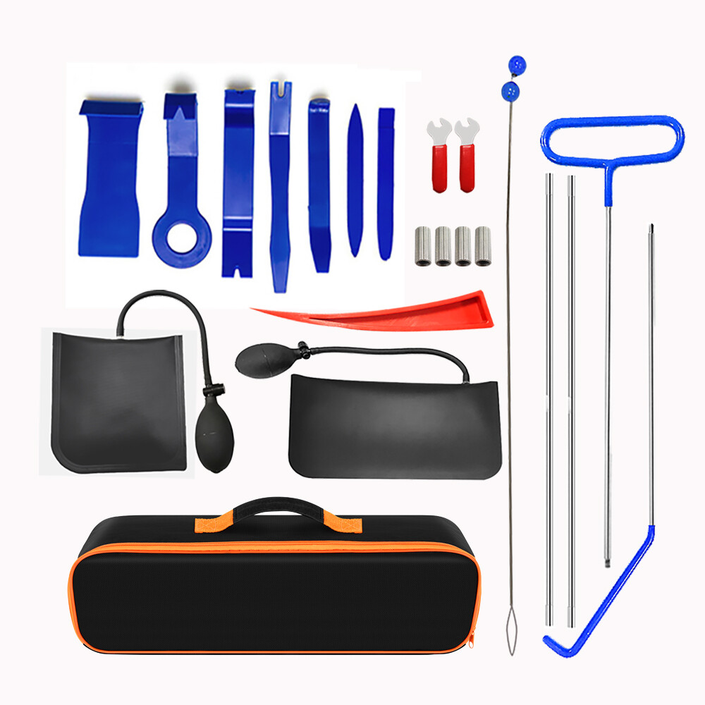 22Pcs Emergency Auto Tool Window-Car Door Unlock/Lock Out Universal Tool Kits