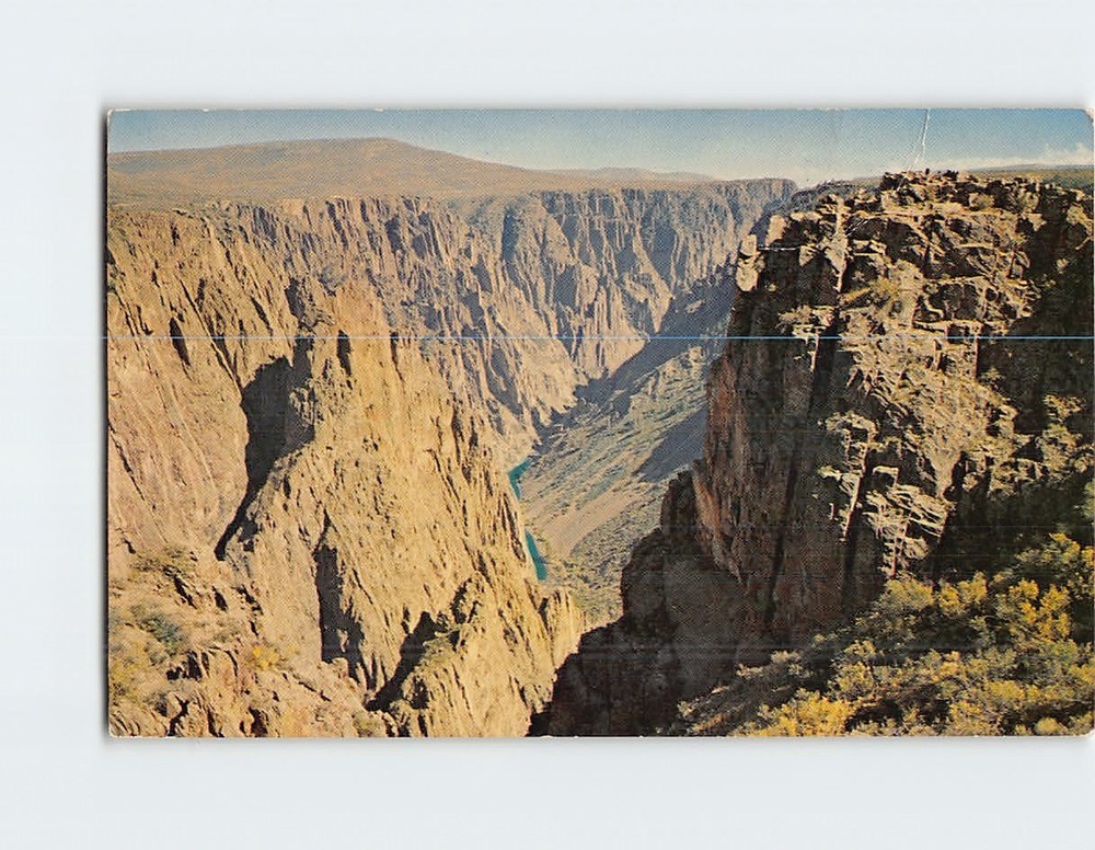 Postcard View of Pulpit Rock The Black Canyon Of The Gunnison Colorado USA