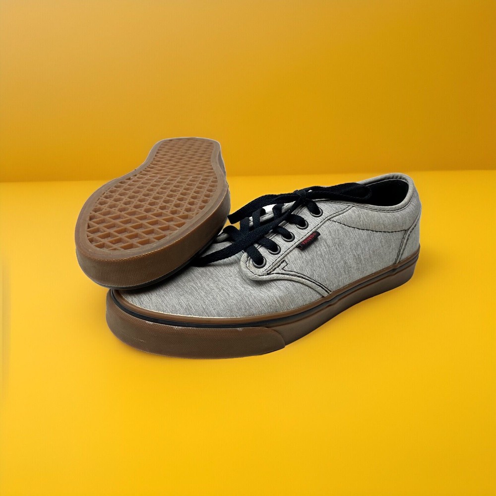 Vans Off The Wall Men’s US 8.5 UK 7.5 Gray Black Skate Skater Skating Shoes