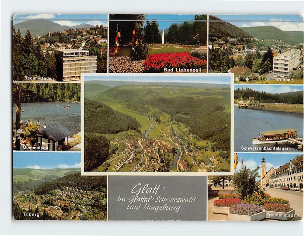Postcard Glatt im Glattal/Schwarzwald Germany